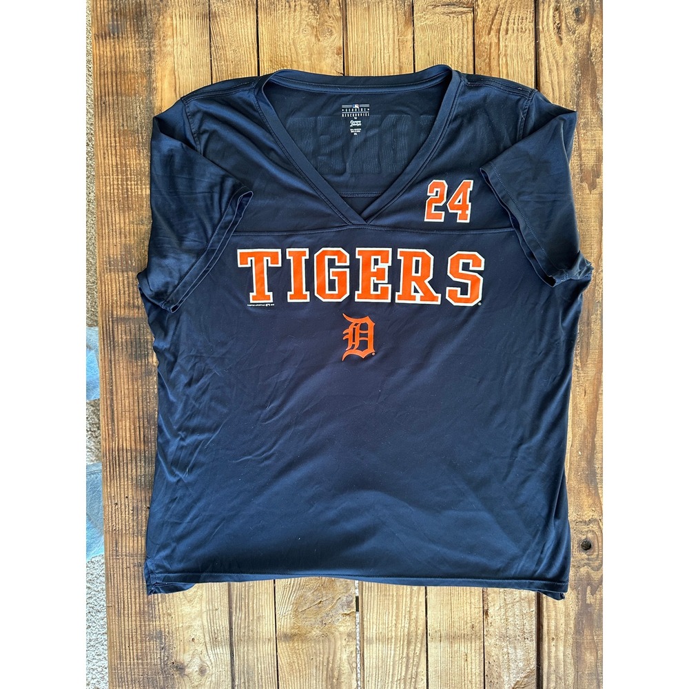 MLB Detroit Tigers Miguel Cabrera 24 Navy Blue Jersey Shirt 3XL Campus Lifestyle